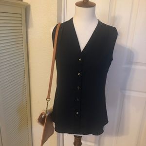 Banana Republic Navy Top Size 0